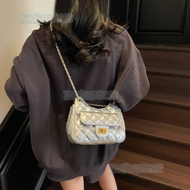 Classic Style Fashion Chain Handbag Embroidery Quilted Shoulder Bag for Women Trendy Crossbody Bag H250822