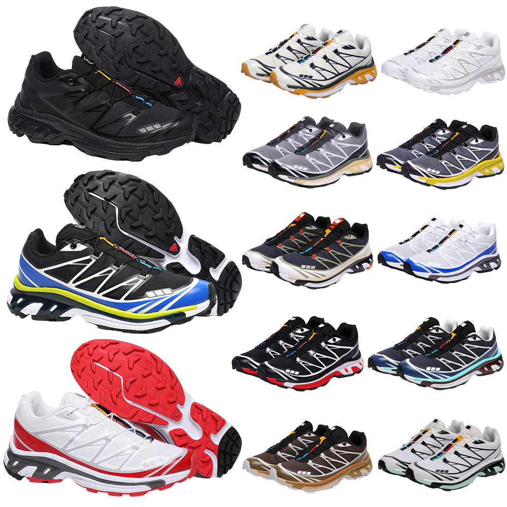Designer Running Shoes Salamon Men Women Outdoor Hiking shoes XT-6 Trainers Climb Sneakers Casual Shoes India Ink Safari Lily Pad Pewter Sorts comfortable