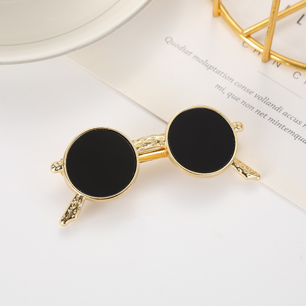 New Creative Sunglasses Simple and Exquisite Accessory Hairpin High-end Elegant Bangs Side Clip Hair Ornament SY-8142