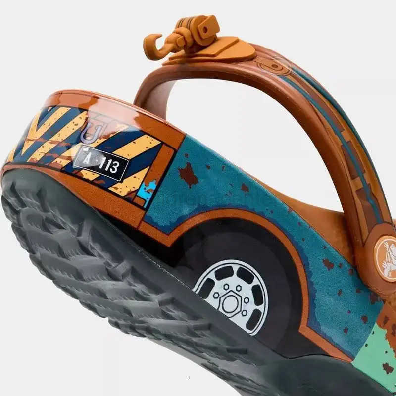 Disney New Cartoon Mater Character Slippers Cute Cars Anime Figurine Cosplay Outdoor Sandals Eva Shoes Anime Peripherals Childrens Gifts W250822