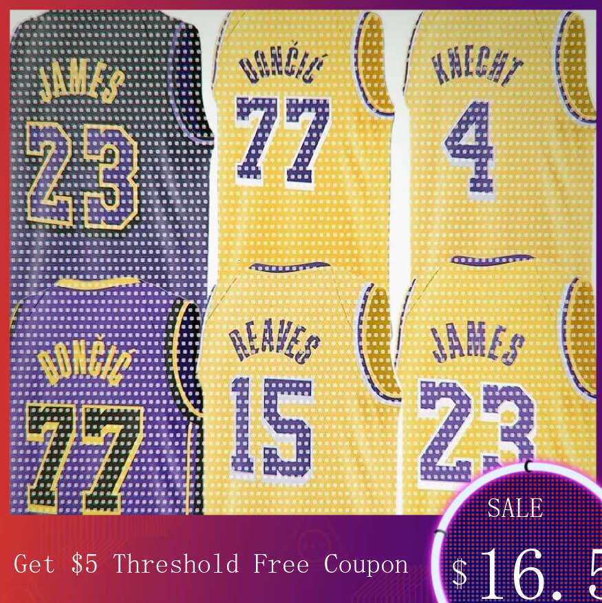 Laker Jersey Basketball Bryat James Docic Austi Reaves Rui Hachimura Dalto Kecht Jaxso Hayes Goodwi Shake Milto Doria Fiey-Smith Jarred Vaderbilt
