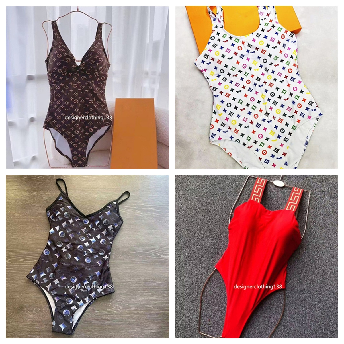 Nouveau bikini créateur maillot de bain femme lot été maillot triangle bretelles sexy plage mode soirée dos nu haute qualité bain femmes bikinis