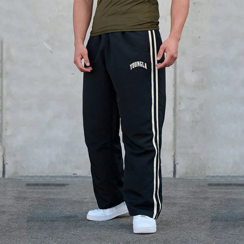 American Style Mens Sweatpants Fashion Clothing Spring Autumn Sports Casual Pants Gym Running Training Jogging 250821