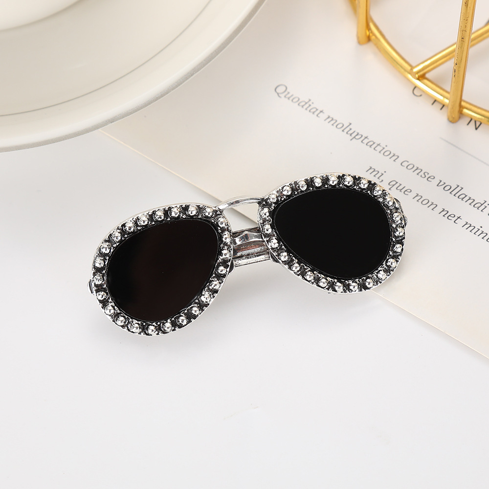 New Creative Sunglasses Simple and Exquisite Accessory Hairpin High-end Elegant Bangs Side Clip Hair Ornament SY-8142