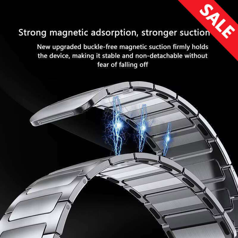 Magnetic Stainless Steel Strap Apple Watch Ultra 2 Band 49mm for Iwatch Series 10 9 8 7 41 42 45 46 mm