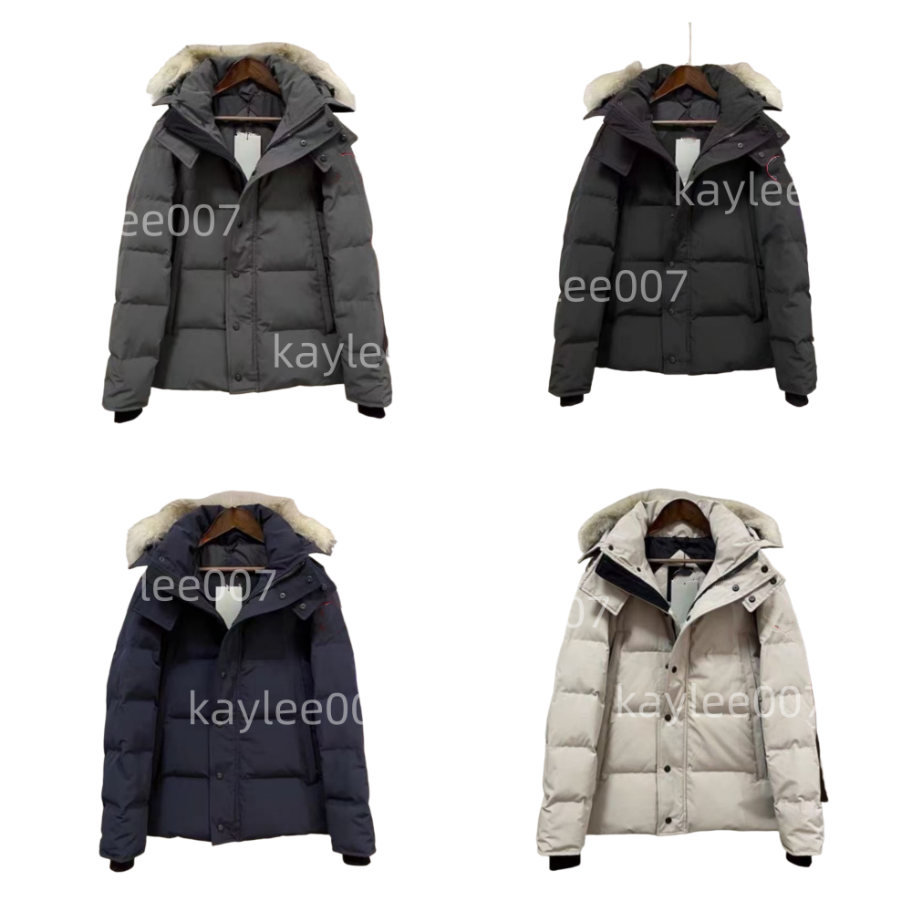 Designer winter puffer jacket mens down jacket men women parka Outerwear outdoor Wolf Fur Hooded black jackets womens parkas classic coat winterjacke coats 04