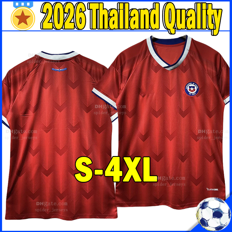 XXXL 4XL 2026 Chile national football team soccer jerseys retro 1998 Long sleeves CEPEDA MARCELINO VIDAL OSORIO 25 26 Seleccion Chilena de Futbol men football shirts