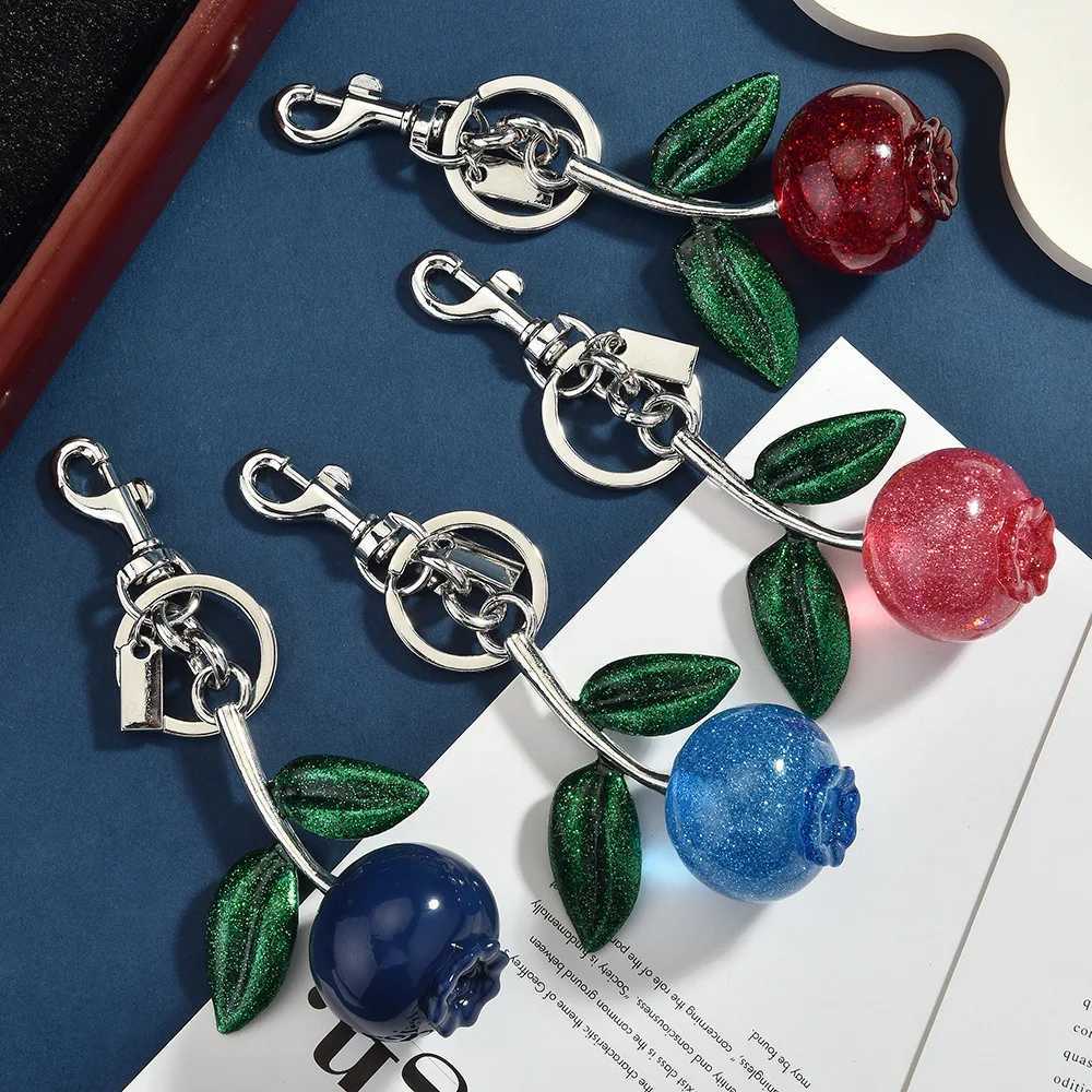 Small Fresh Countryside Blueberry Car Keychain Bag Pendant Fruit Accessories X250822