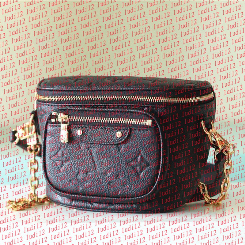 10A Real cowhide New mini bum bag Womens crossbody shoulder bag Original designer handbag mirror quality leather chain bag expensive tote Fanny pack camera bag purse