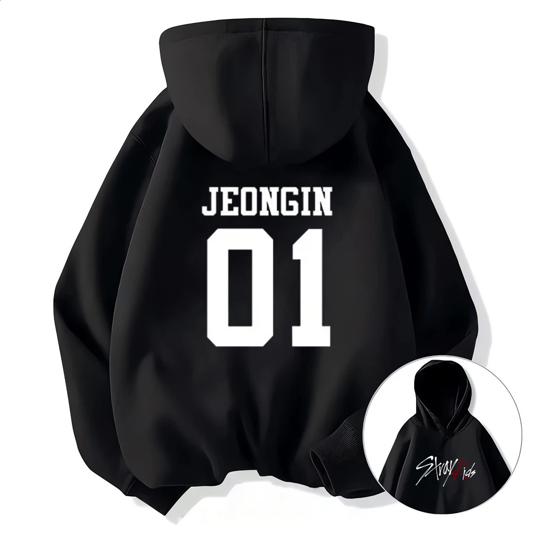 Vintage Graphics print Stray Kids Hoodie Women Men Casual hip hop streetwear Long sleeve Fleece pullover Unisex sweatshirts 250821