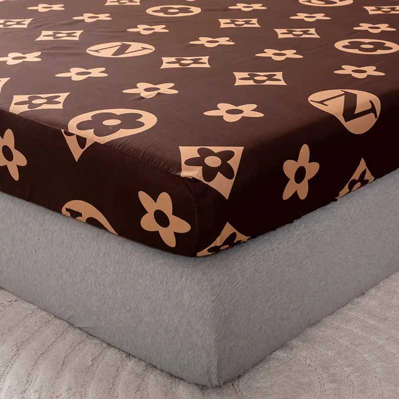 Luxury Flower Bed Sheet +lowcase Mattress Covers Designer Fitted Sheet Sets With Elastic G250822