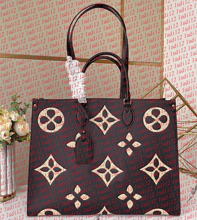 10A Top quality New onthego Womens crossbody shoulder bag Original designer handbag mirror quality leather chain bags expensive tote high capacity Jungle bag purse