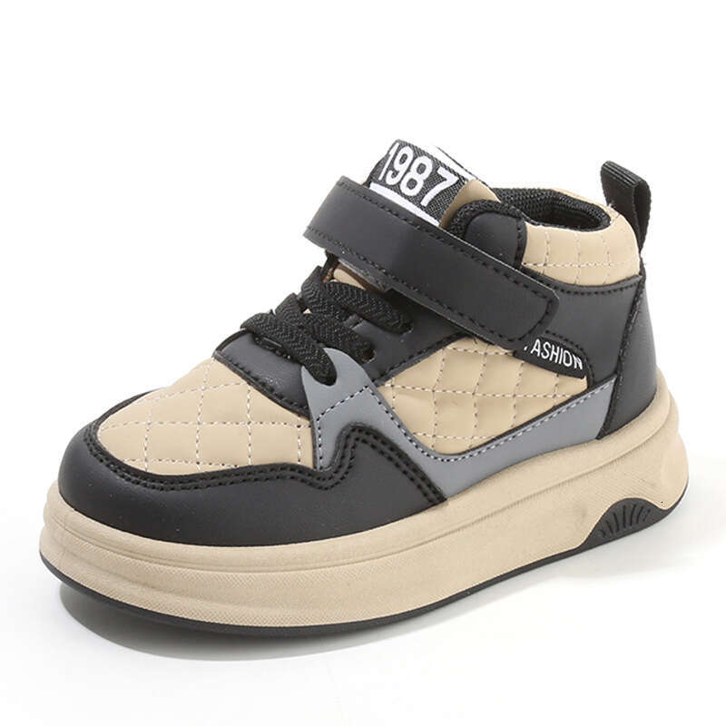 Childrens Sports 2025 Spring Autumn Boys Casual Sneakers High-top Lightweight Girls Bread Soft Sole Baby Shoes C260130