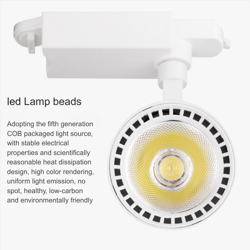 Anti-glare high display 6000k focused track spotlight, 40W Small hill Guide new product special offer, energy-saving 29