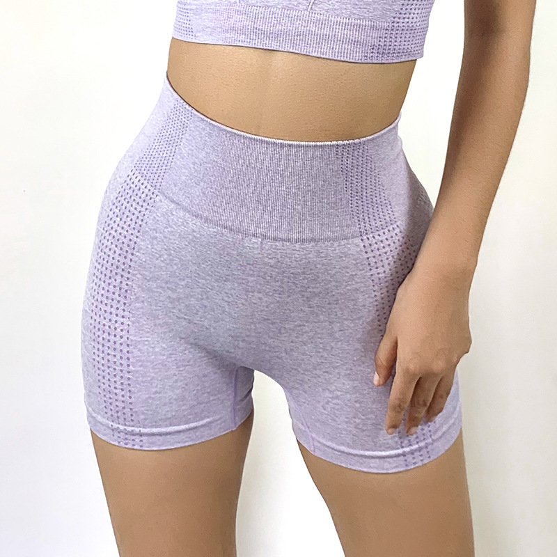 Yoga Suit Sets High Waist Tight Hip Seamless Yoga Pants New Long-Sleeved Sports Fitness Crop Top Gym Wear Complete styles and good quality
