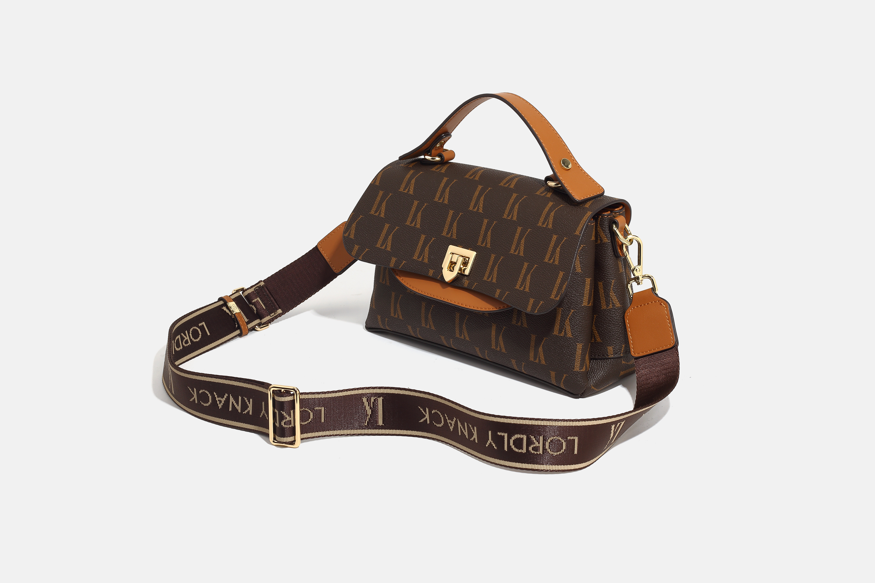 LORDLY KNACK designer bag light luxury genuine leather casual flap bag high-quality outdoor vintage cross body bag for woman