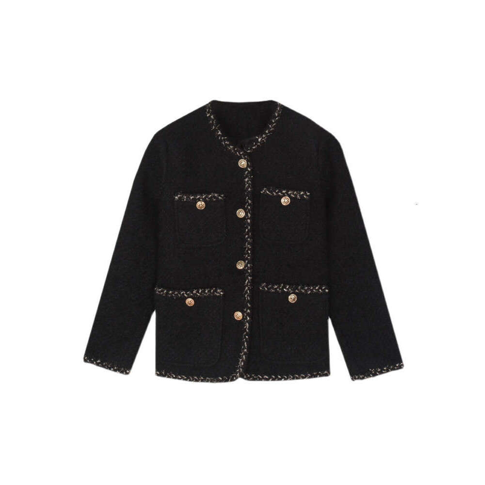 Lanjia- Chanel Style Women's Spring Autumn Loose Korean Version French Woven Tweed Casual Slimming Short Jacket Top Trendy 862Ea