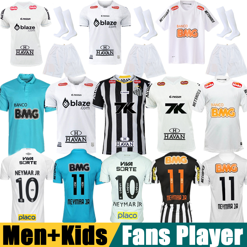 2025 2026 Santos soccer jerseys NEYMAR JR jerseys 11 12 retro football shirt 24 25 fans player adults and kids kit shirts jersey