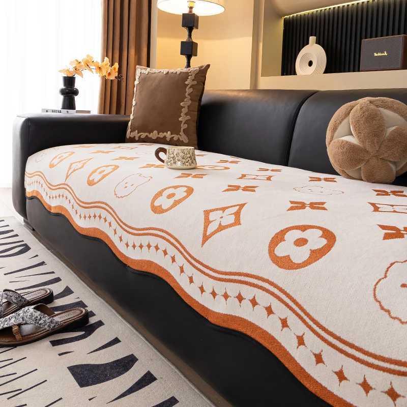 Blanket 1pc light Luxury shaped sofa cushion with a high-end and modern Designert style scratch resistant and anti-slip washable. G250823a