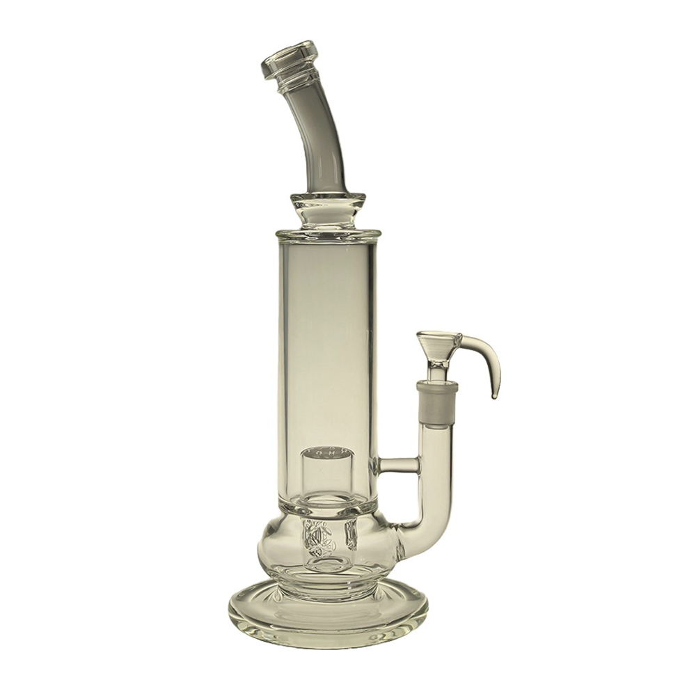 SAML Glass Stereo Bong Hookahs 55 mm Tubes With SOL/FOL Percolates Seed Of Life Water Pipe With 14.4mm Bowl PG3064
