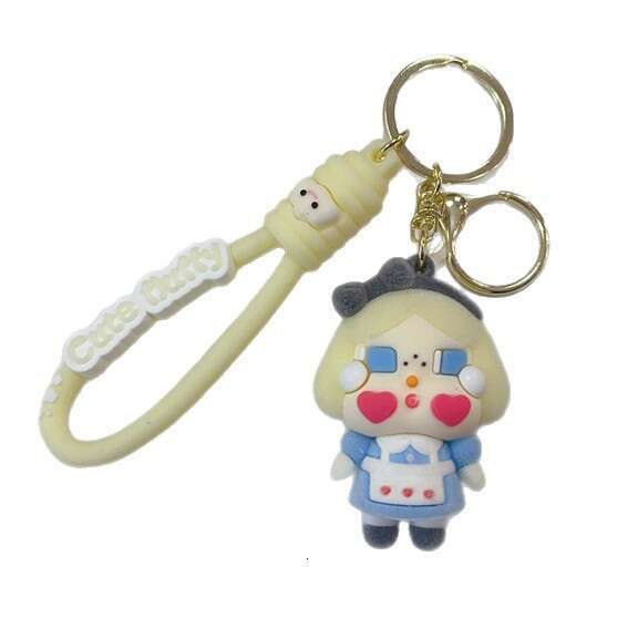 Designer Keychain Bag Charm Keychain Wallet Cute Flocked Crying Baby Cartoon 3D Doll For Girlfriends Bag Pendant Backpack Keychain