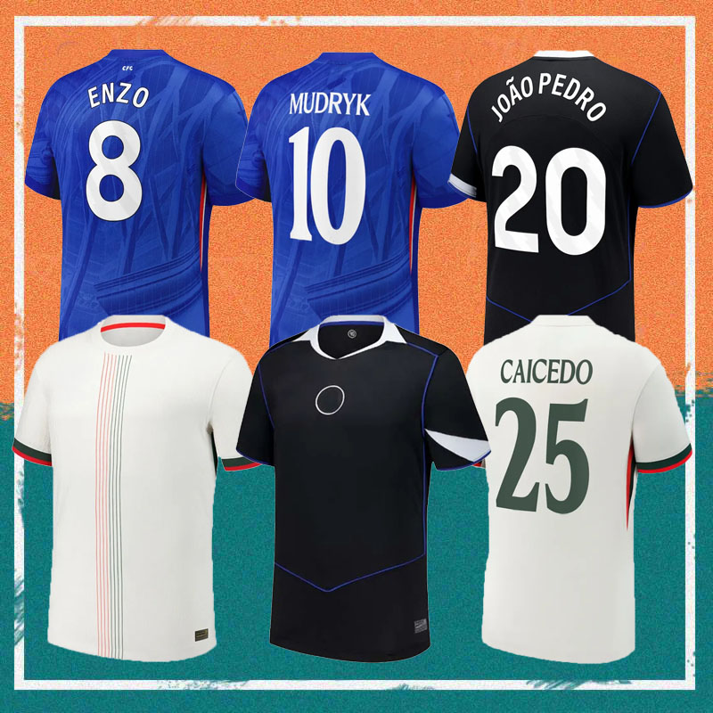 chelseaa 25/26 CFC CAICEDO PALMER soccer jerseys 2025 chelseaes fc ESTEVAO DELAP NETO ENZO GITTENS MADUEKE JOAO PEDRO Football shirt NKUNKU JAMES COLWILL Kids kit