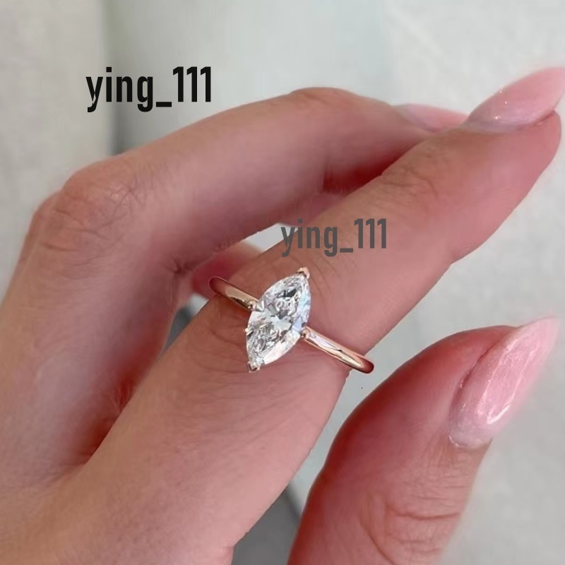 1.5CT Marquise Moissanite Diamond Ring 14K Rose Gold Fancy Moissanite Diamond Engagement Halo Rings for Women