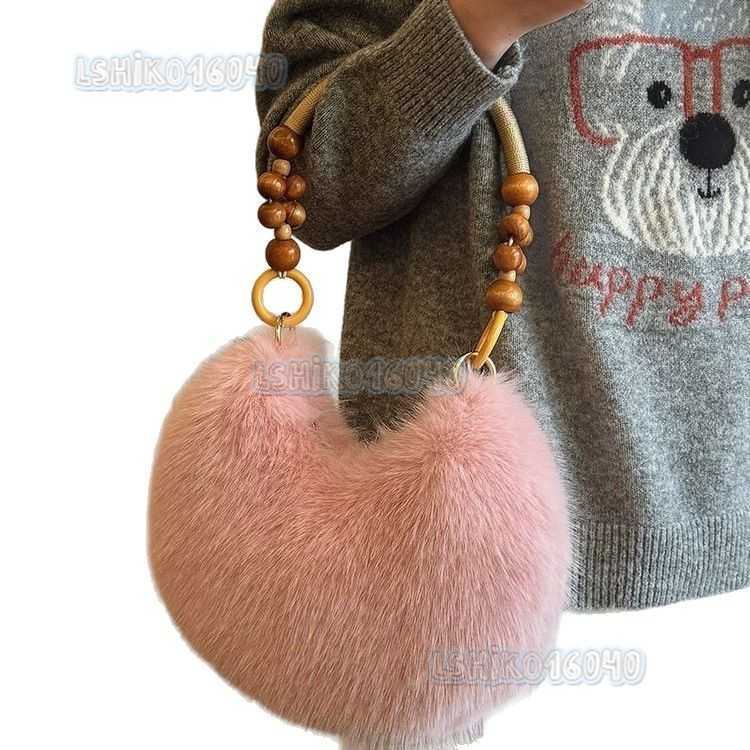 Fluffy Plush Bag for Women Large Capacity Handbag Autumn and Winter Niche Shoulder Underarm Bag Casual Handheld Dumpling Bag New H250821