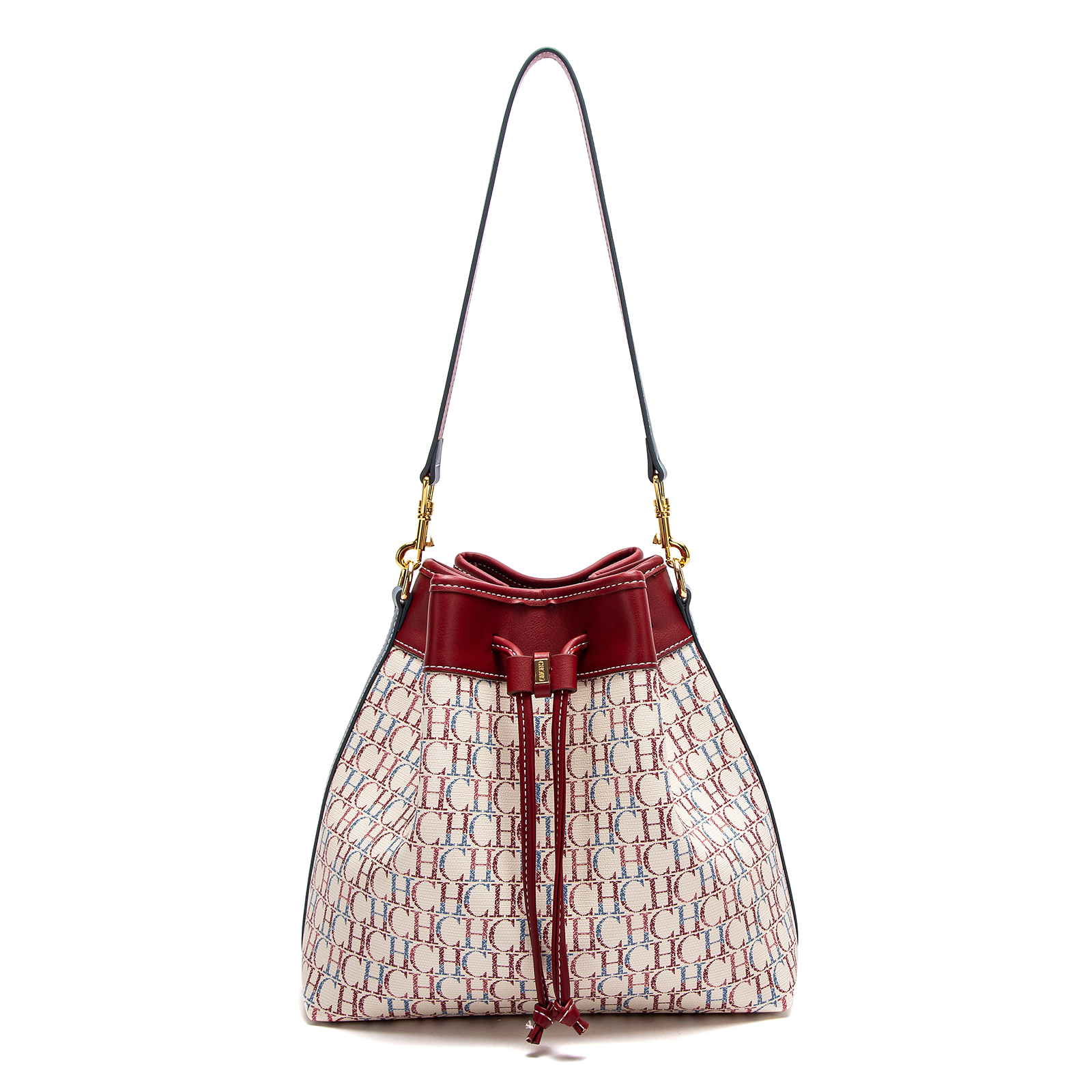 Fashion Classic Women's Handbag 2025 Autumn New Style Drawstring Design Women's One Shoulder Bucket Bag