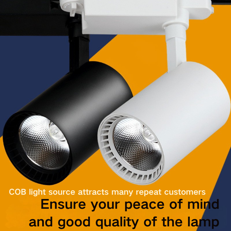 Anti-glare high display 6000k focused track spotlight, 40W Small hill Guide new product special offer, energy-saving 29