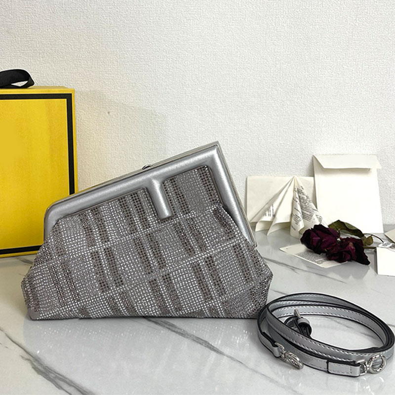 Clip Bag Designer Bag Shoulder Bag Luxury Handbag Clutch Crossbody Bag Luxe Bag Shoulder Purse Cowhide Leather Detachable Shoulder Strap High Quality Purse