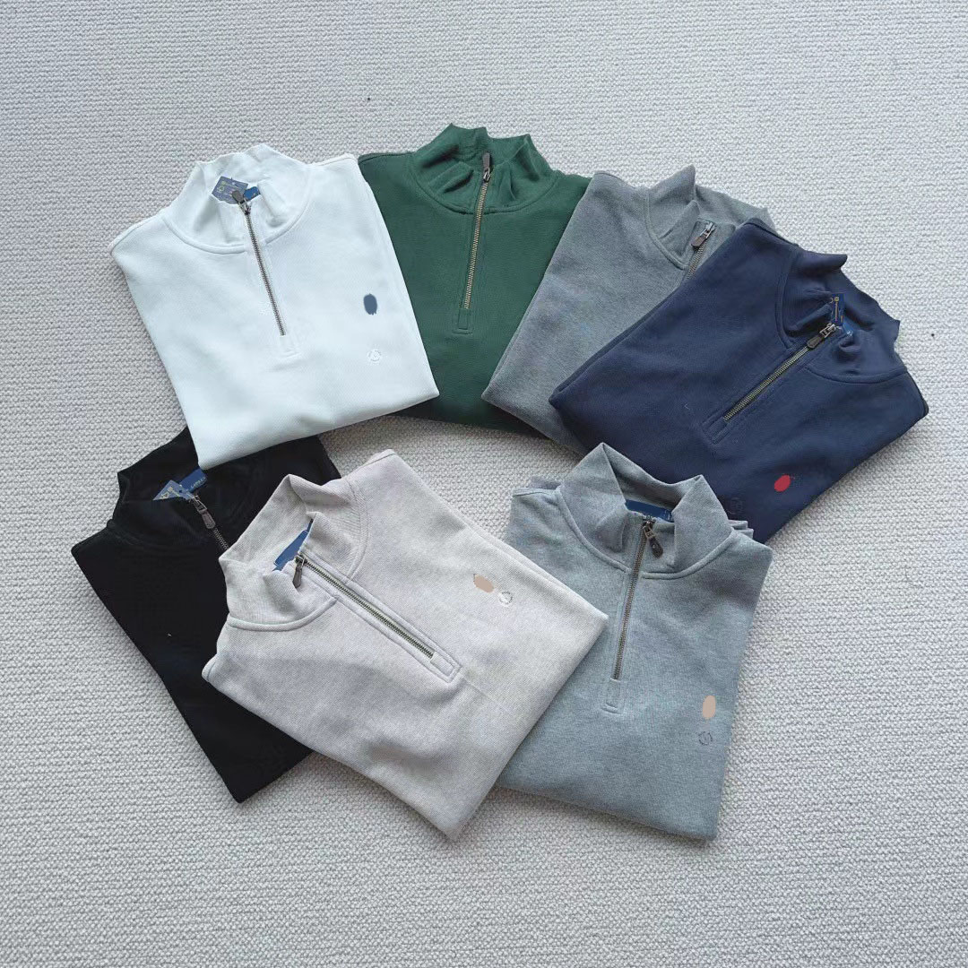 Designer Mens Polo Shirts Embroidery Pattern Lapel Hoodie Mens Womens Casual High Quality Pullover