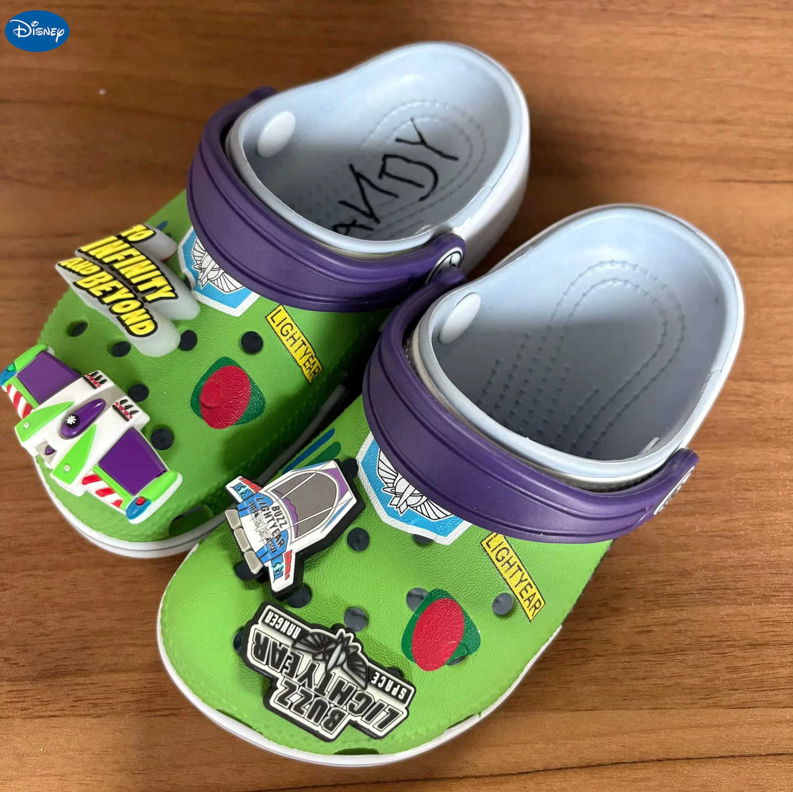 Disney New Toy Story Buzz Lightyear Children Sandals Eva Anime Home Beach Shoes Kawaii Hole Sandals Slippers Summer Slippers Kids Gifts W250822