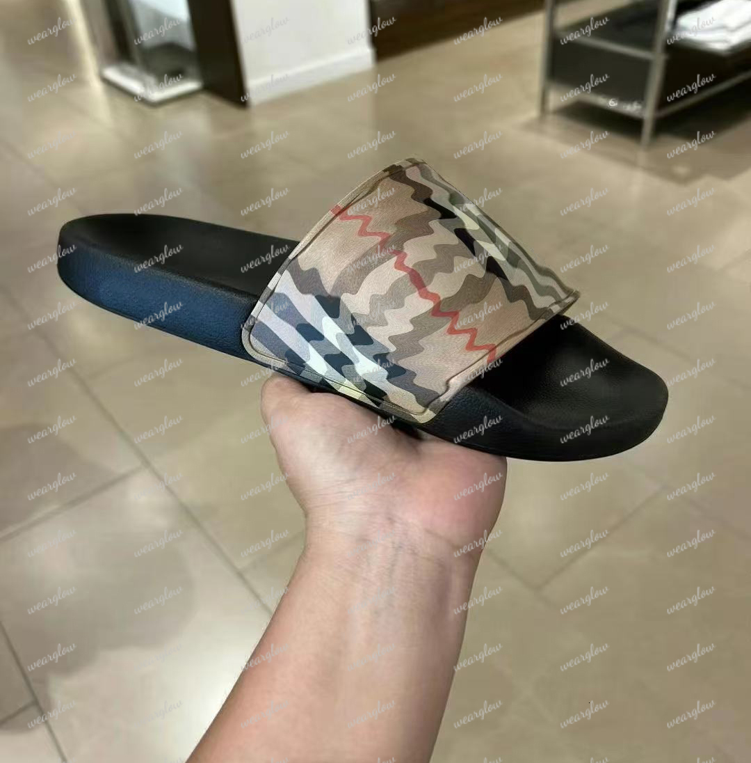 Designer Sliders Rubber Letter sandals Slippers Men slide Beach Flat Slide Women Luminous Alphabet Slipper Multicolor Couples Slides Waterproof