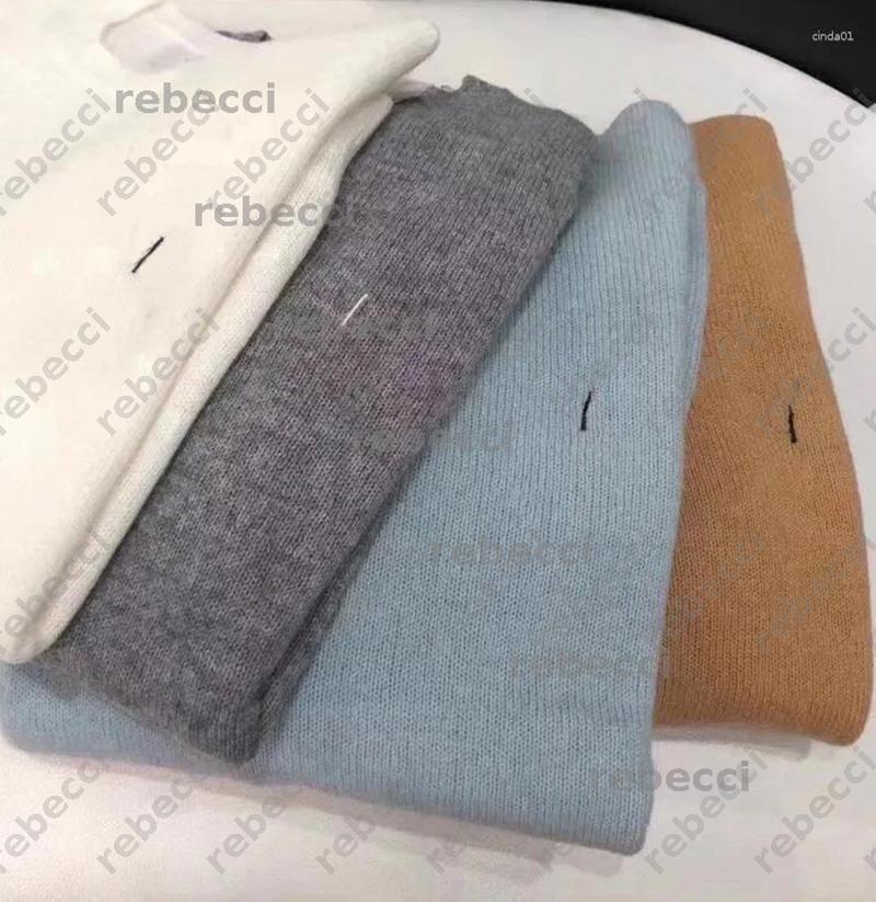Womens Sweaters Designer Cashmere Sweater Loose Round Neck clothes Fashion Versatile Embroidery Knit Bottom Shirt Pullover Sweatshirts CSG2409219