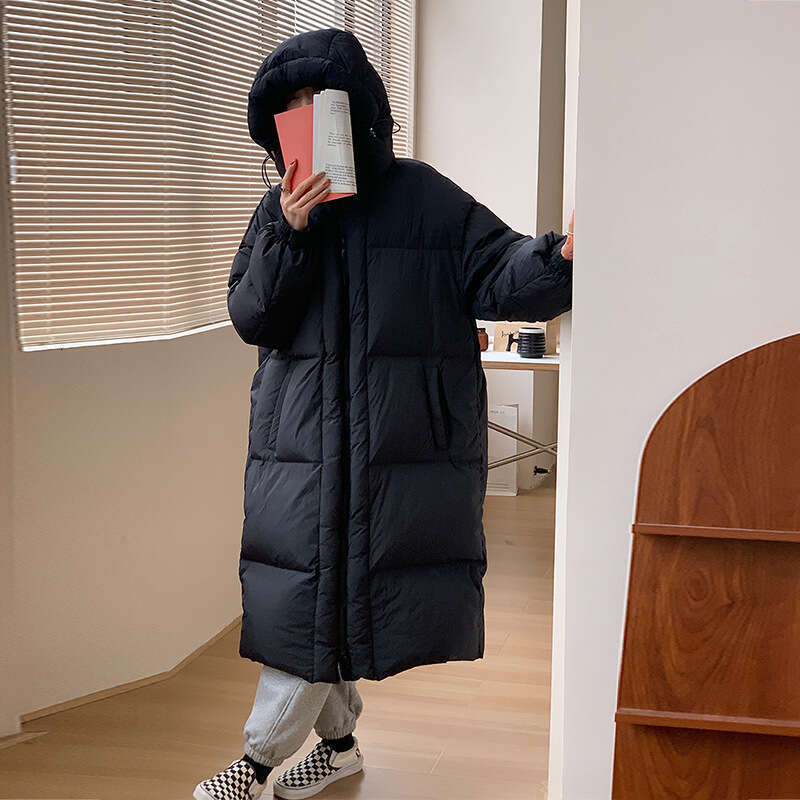 Mid-Length Women High-End Duck 2024 Winter New Korean Style Women's Down Jacket HD