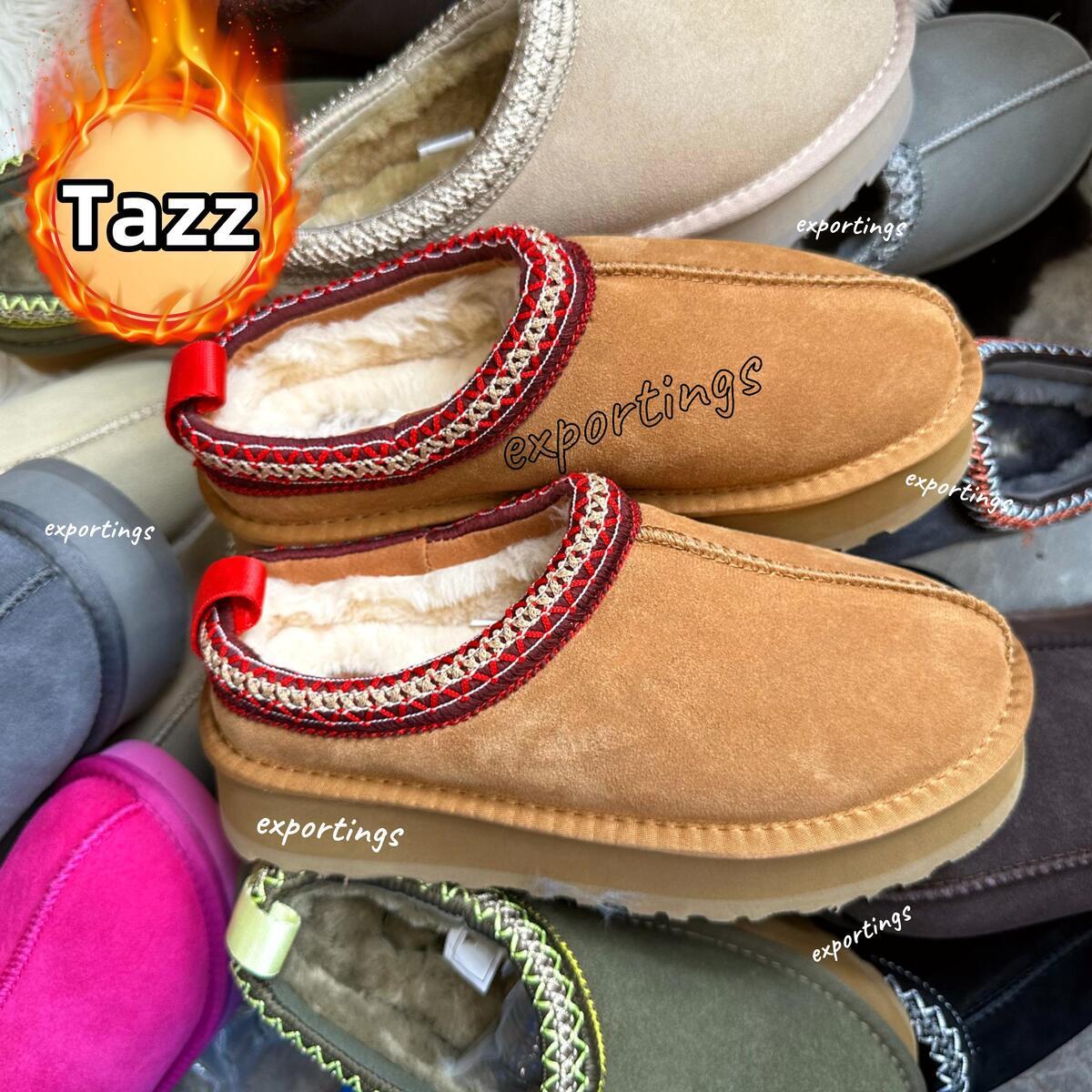 Designer snow boots women Tasman slippers platform Boot tazz slide mustard seed ultra mini slipper chestnut suede mens shoes womens winter ankle booties Australia