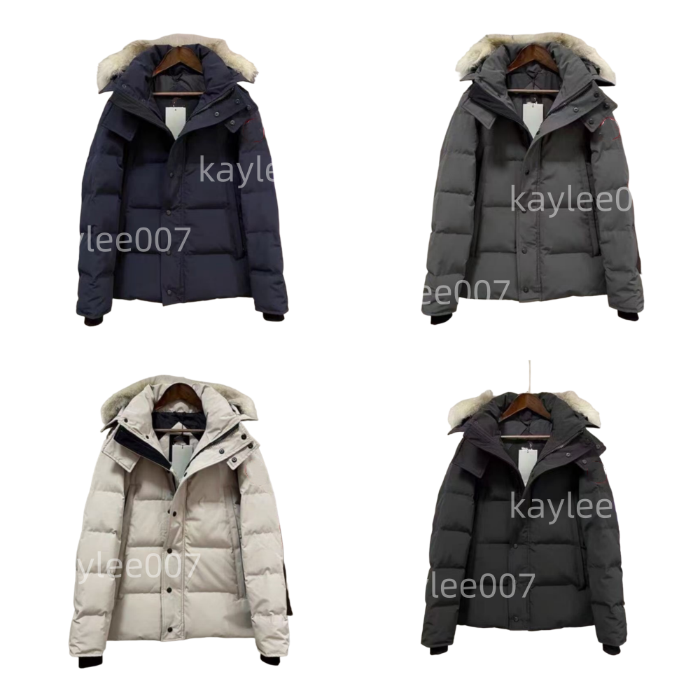 Designer winter puffer jacket mens down jacket men women parka Outerwear outdoor Wolf Fur Hooded black jackets womens parkas classic coat winterjacke coats 05
