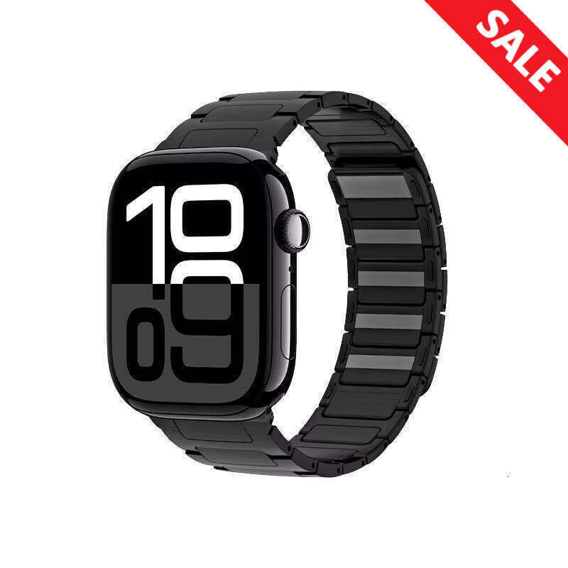 Magnetic Stainless Steel Strap Apple Watch Ultra 2 Band 49mm for Iwatch Series 10 9 8 7 41 42 45 46 mm
