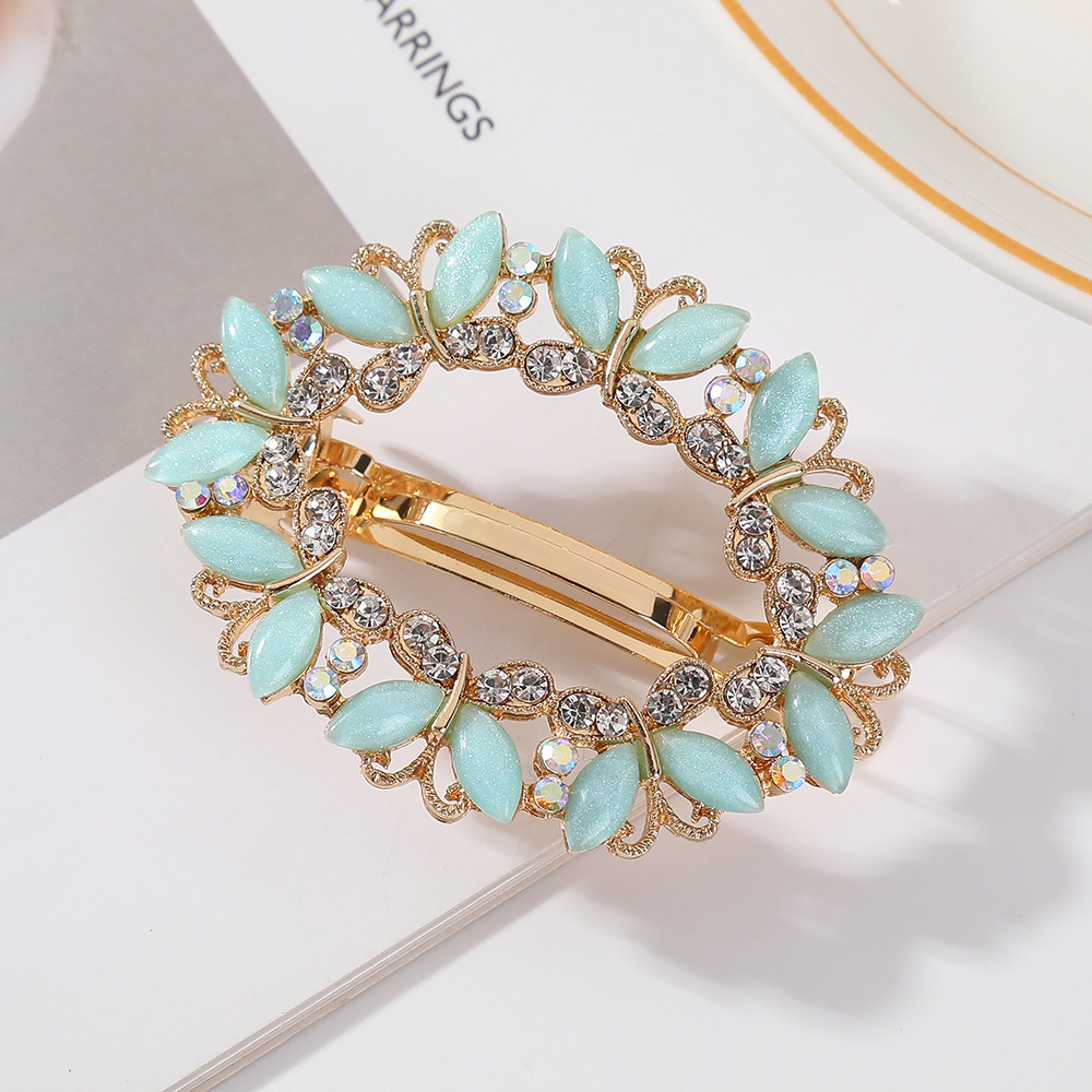 Korean Back of Head Elegant Bun Horizontal Women's Accessories, Hairpin, Ponytail Clip, Mom's Spring Hair Ornament SY-8027