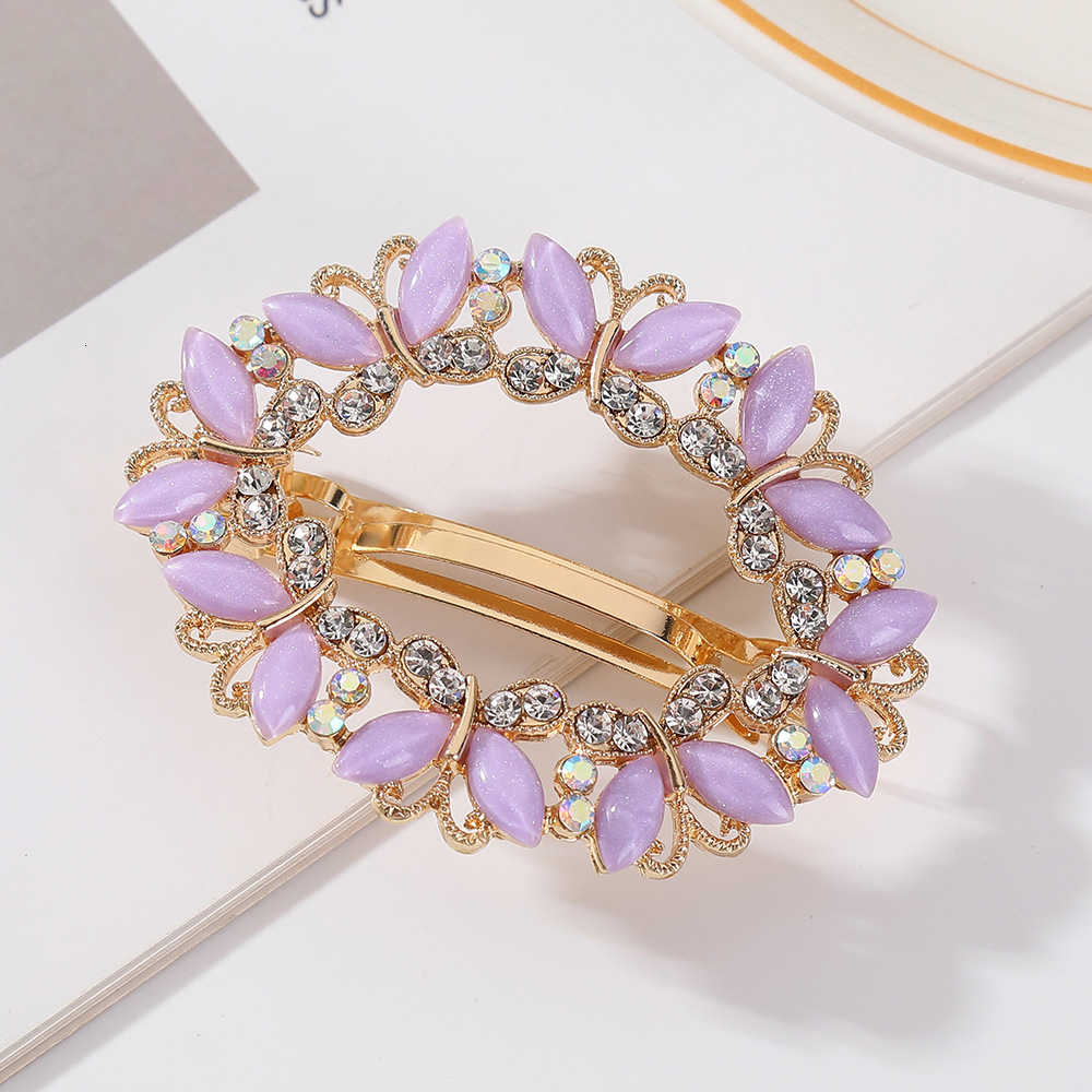 Korean Back of Head Elegant Bun Horizontal Women's Accessories, Hairpin, Ponytail Clip, Mom's Spring Hair Ornament SY-8027