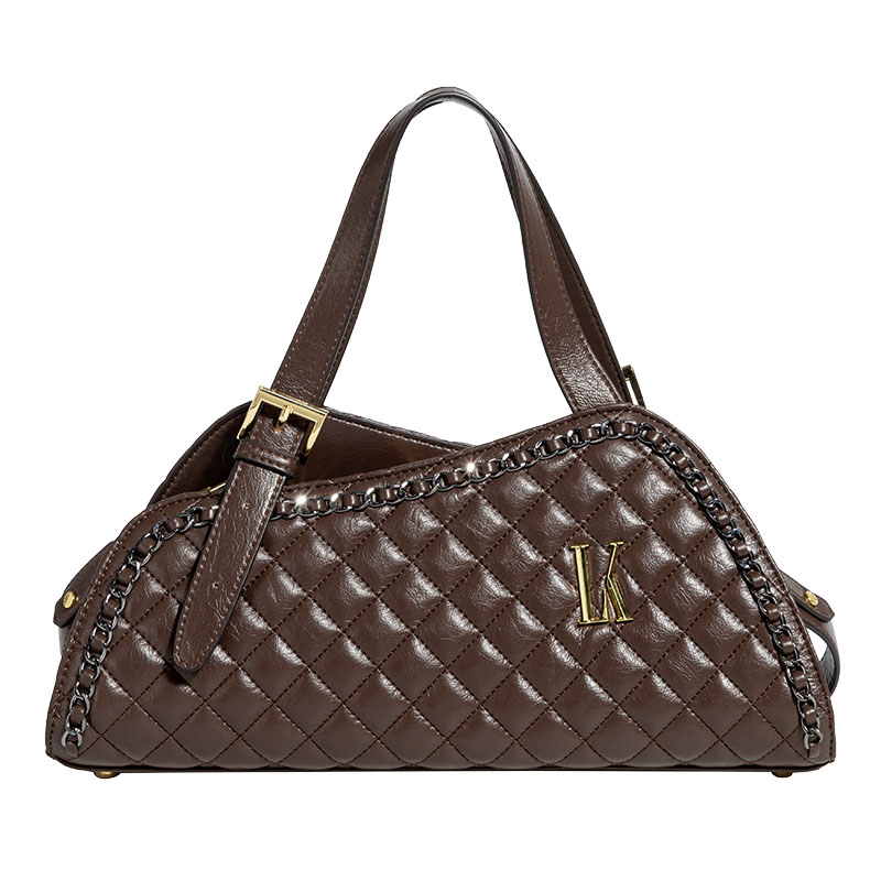 LORDLY KNACK designer bag light luxury genuine leather casual tote bag high-quality outdoor vintage large capacity handbag for woman