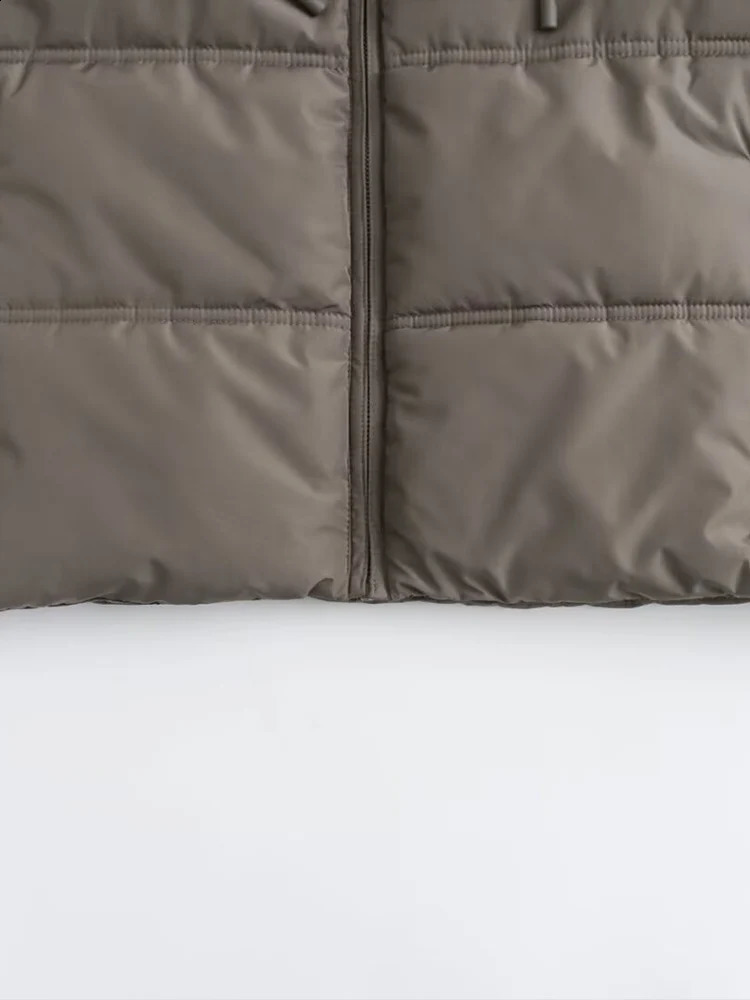 European and American style womens clothing cotton short hooded thick jacket coat 250911