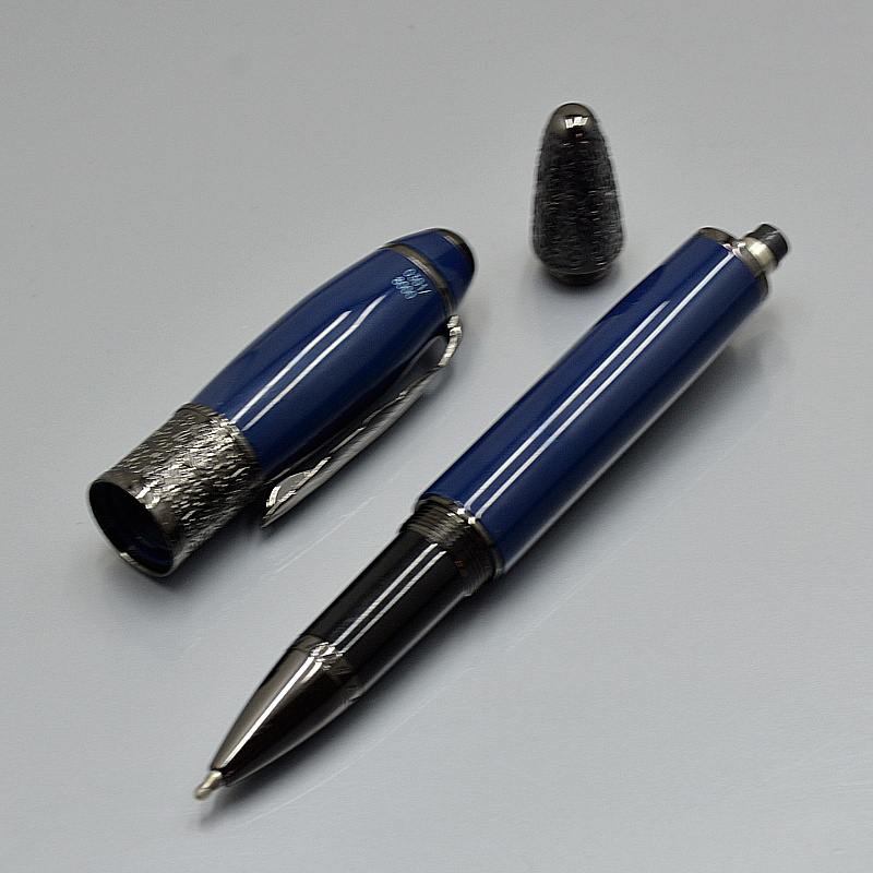 wholesale Daniel Defoe Monte Ballpoint/Rollerbll/Fountain Pens Maple Leaf Clip Design Writing Office Stationery As Gift Pen With Serial Number