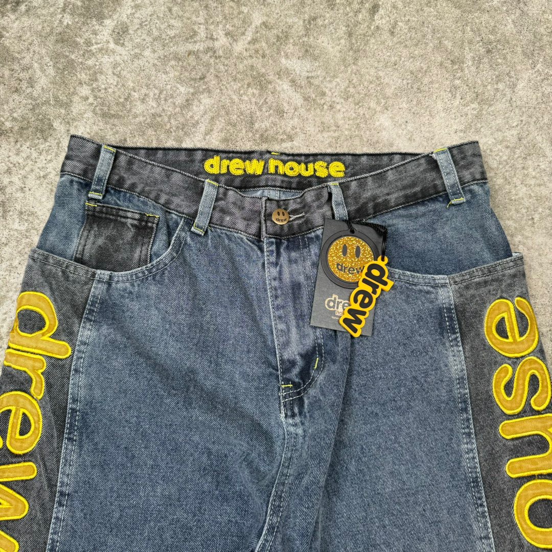 DREW HOUSE Design Jeans for Men and Women Casual Pants