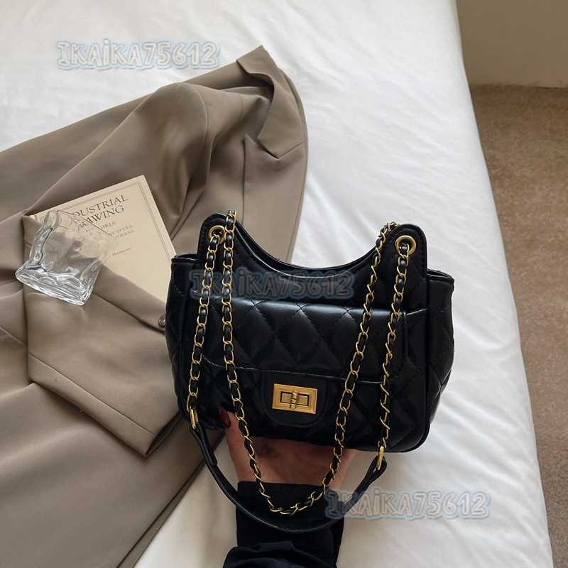 Classic Style Fashion Chain Handbag Embroidery Quilted Shoulder Bag for Women Trendy Crossbody Bag H250822