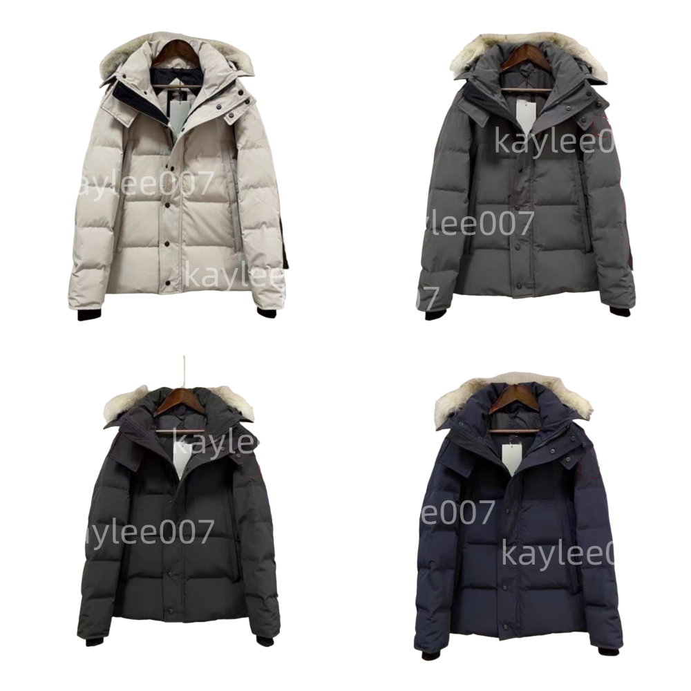 Designer winter puffer jacket mens down jacket men women parka Outerwear outdoor Wolf Fur Hooded black jackets womens parkas classic coat winterjacke coats 07