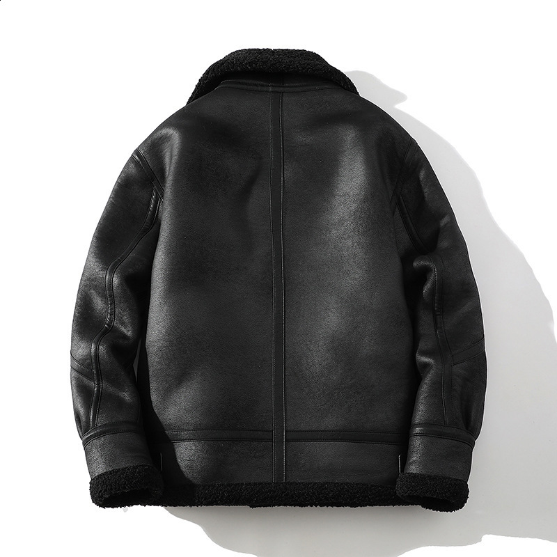 2024 Winter Main New Large Size Shearling Casual Jacket Coat with Fleece Lining Thickened Trendy Top 241214