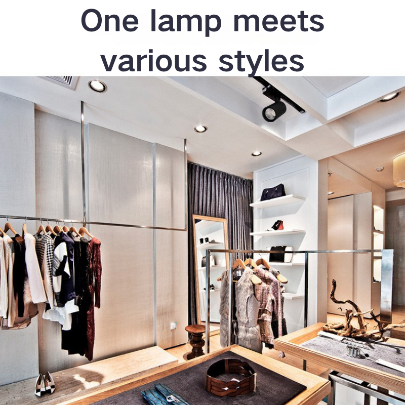 Anti-glare high display 6000k focused track spotlight, 40W Small hill Guide new product special offer, energy-saving 29