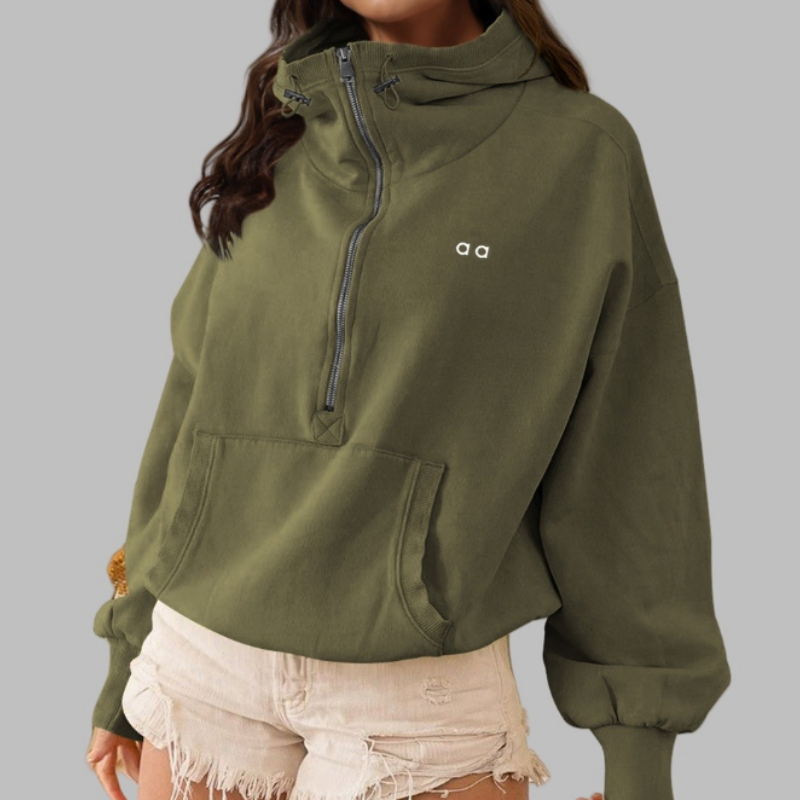 Designer Women Zip Up Hoodie Luxury Casual Pullover Sweatshirt Fashionable Loose Zipper Hoodies Woman Long Sleeve Pullover Sweatshirts